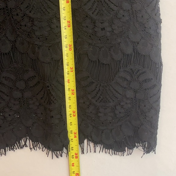Minkpink Womens Black Lace Peek-A-Boo Waist Semi-Lined Dress Size Small - Picture 3 of 6